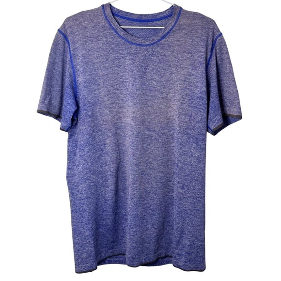 Lululemon purple athletic short sleeve shirt size L - Picture 1 of 5